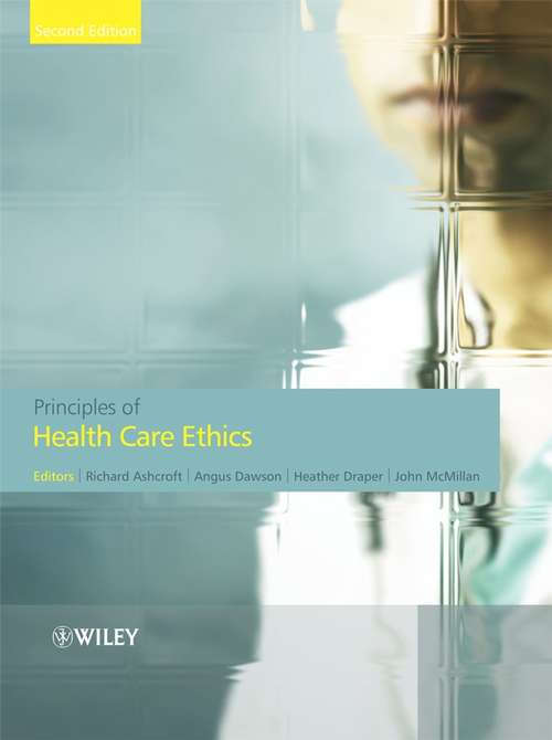 Book cover of Principles of Health Care Ethics (2)