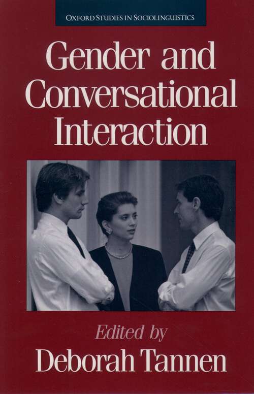 Book cover of Gender and Conversational Interaction (Oxford Studies in Sociolinguistics)