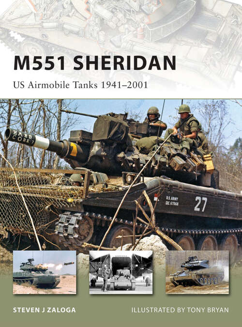 Book cover of M551 Sheridan: US Airmobile Tanks 1941–2001 (New Vanguard #153)