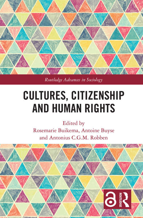 Book cover of Cultures, Citizenship and Human Rights (Routledge Advances in Sociology)