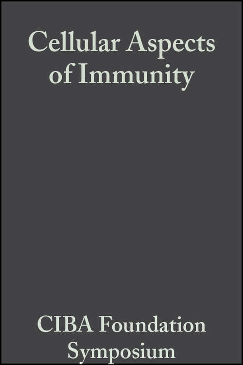 Book cover of Cellular Aspects of Immunity (Novartis Foundation Symposia #902)