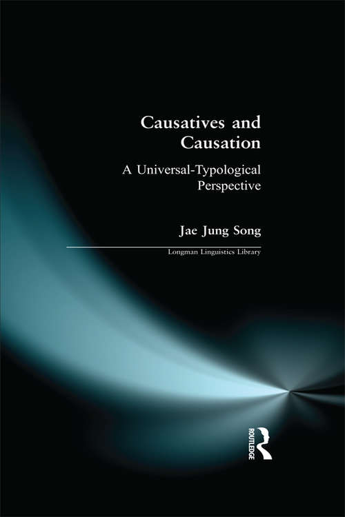 Book cover of Causatives and Causation: A Universal -typological perspective (Longman Linguistics Library)