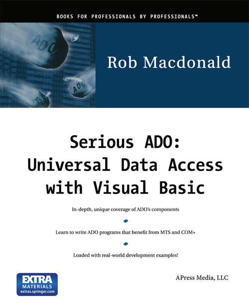 Book cover of Serious ADO: Universal Data Access with Visual Basic (1st ed.)