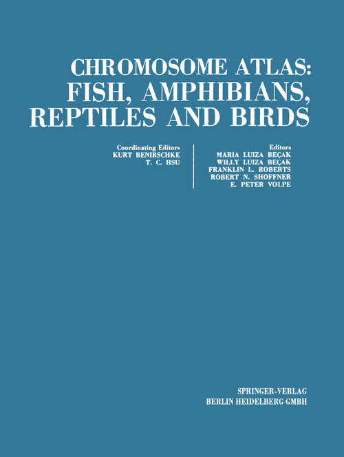 Book cover of Chromosome atlas: Volume 1 (1971)