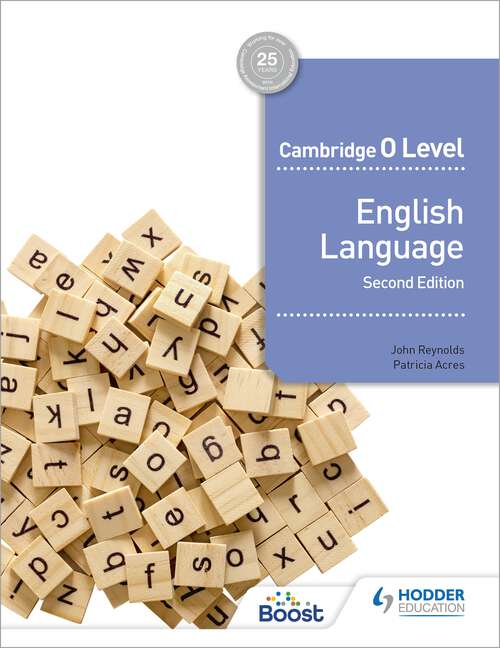 Book cover of Cambridge O Level English Language Second edition