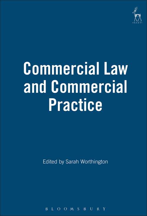 Book cover of Commercial Law and Commercial Practice