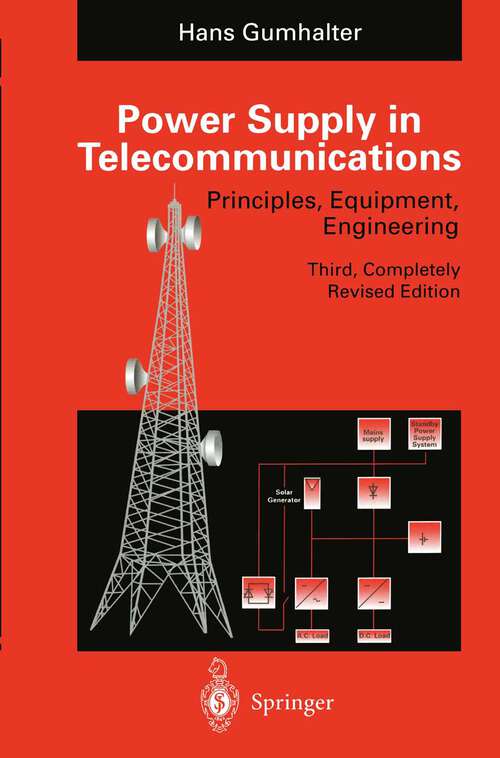 Book cover of Power Supply in Telecommunications (3rd ed. 1995)