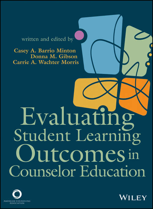 Book cover of Evaluating Student Learning Outcomes in Counselor Education