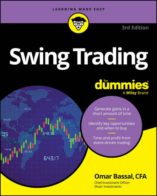 Book cover of Swing Trading For Dummies