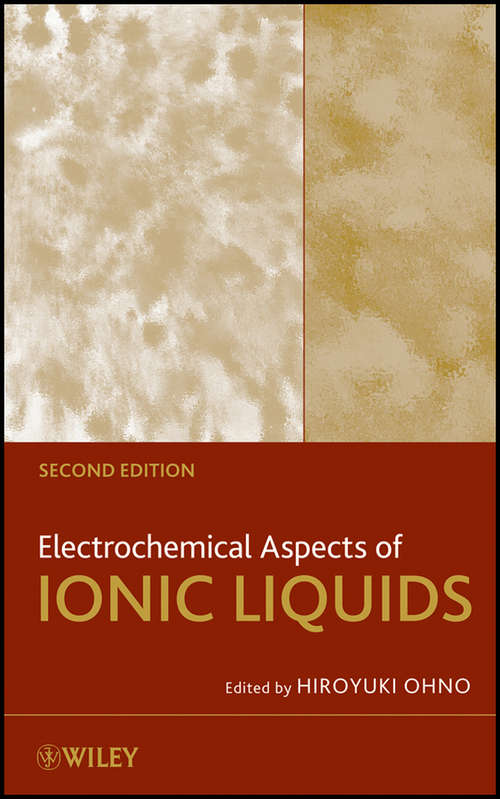 Book cover of Electrochemical Aspects of Ionic Liquids (2)