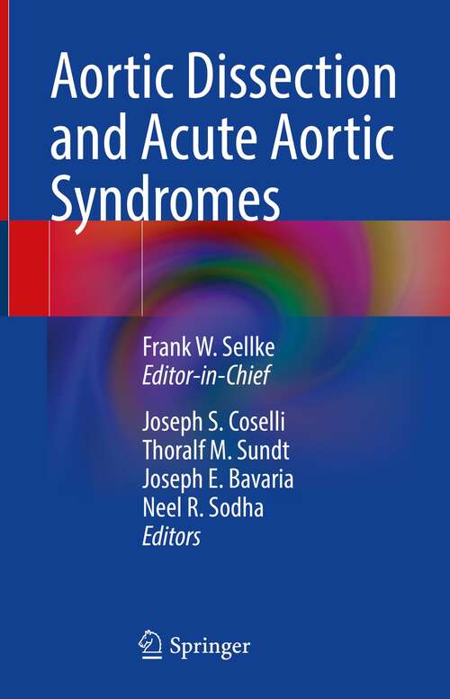 Book cover of Aortic Dissection and Acute Aortic Syndromes (1st ed. 2021)