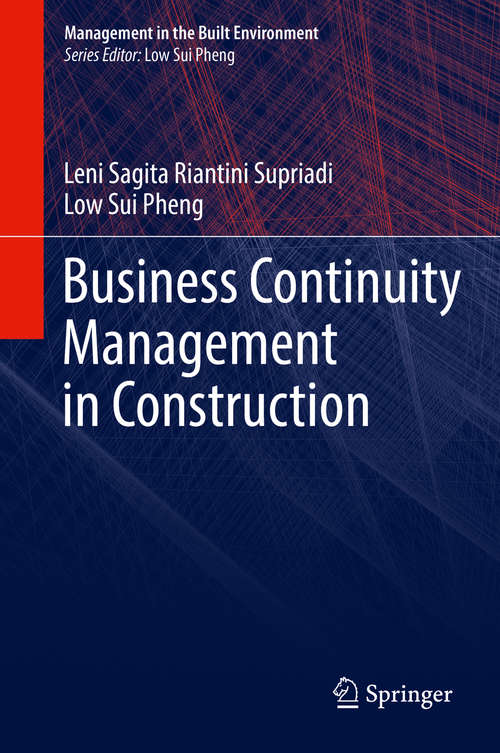 Book cover of Business Continuity Management in Construction (Management in the Built Environment)