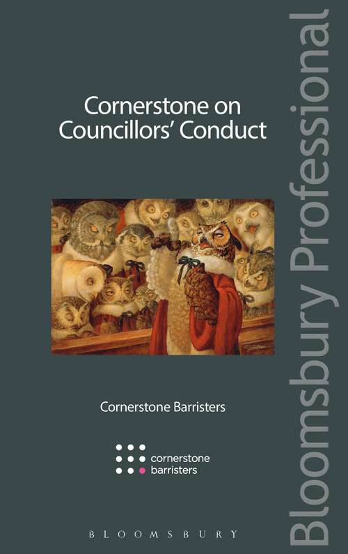 Book cover of Cornerstone on Councillors' Conduct (Cornerstone on...)