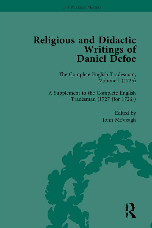 Book cover of Religious and Didactic Writings of Daniel Defoe, Part II vol 7