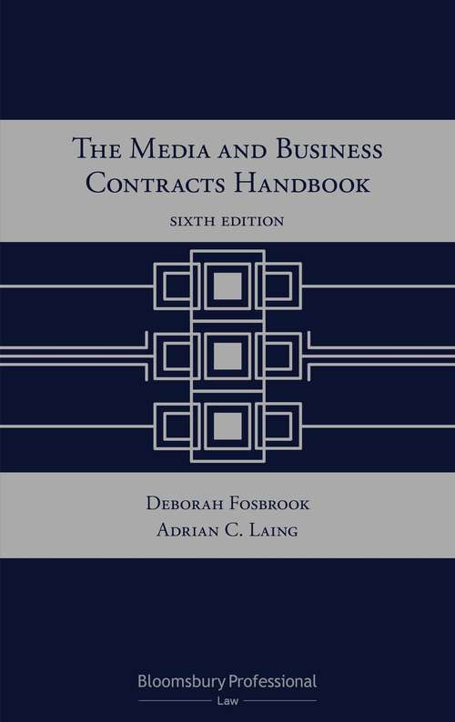 Book cover of The Media and Business Contracts Handbook