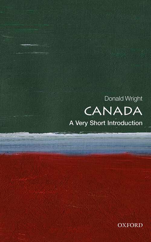 Book cover of Canada: A Very Short Introduction (Very Short Introductions)