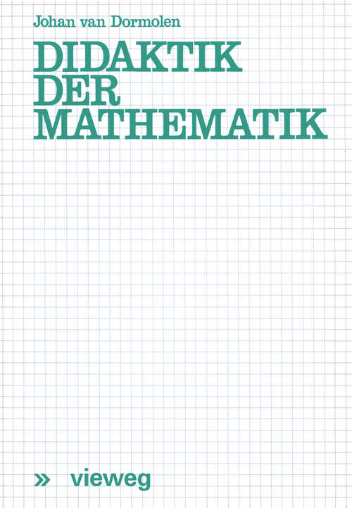 Book cover of Didaktik der Mathematik (1978)