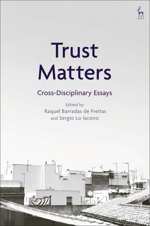 Book cover of Trust Matters: Cross-Disciplinary Essays