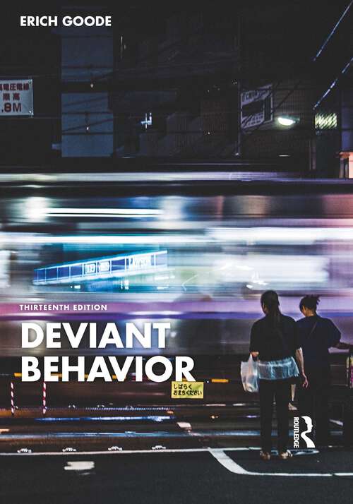 Book cover of Deviant Behavior (13)