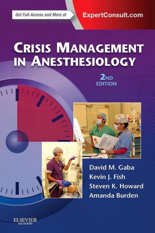 Book cover of Crisis Management in Anesthesiology E-Book: Crisis Management in Anesthesiology E-Book (2)