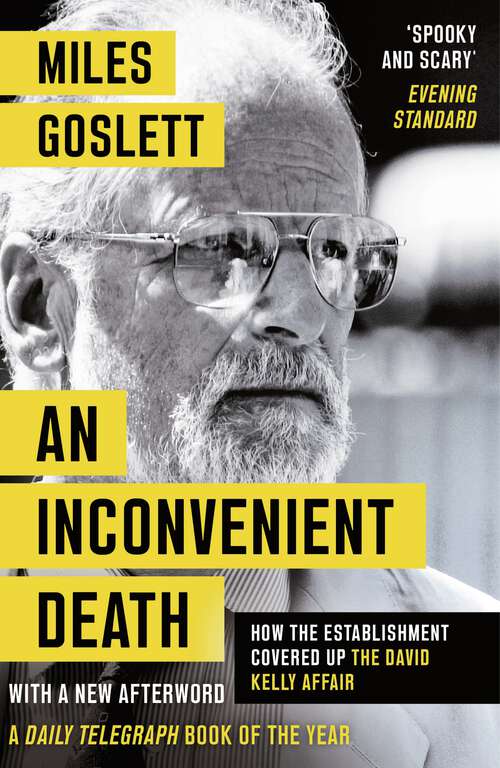 Book cover of An Inconvenient Death: How the Establishment Covered Up the David Kelly Affair