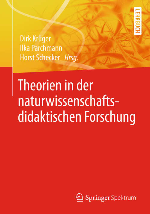 Book cover of Theorien in der naturwissenschaftsdidaktischen Forschung