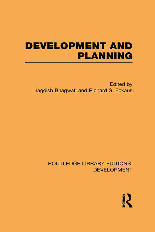 Book cover of Routledge Library Editions: Development Mini-Set I: Planning and Development