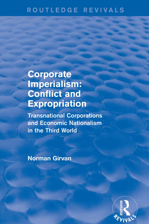 Book cover of Corporate Imperialism: Conflict and Expropriation