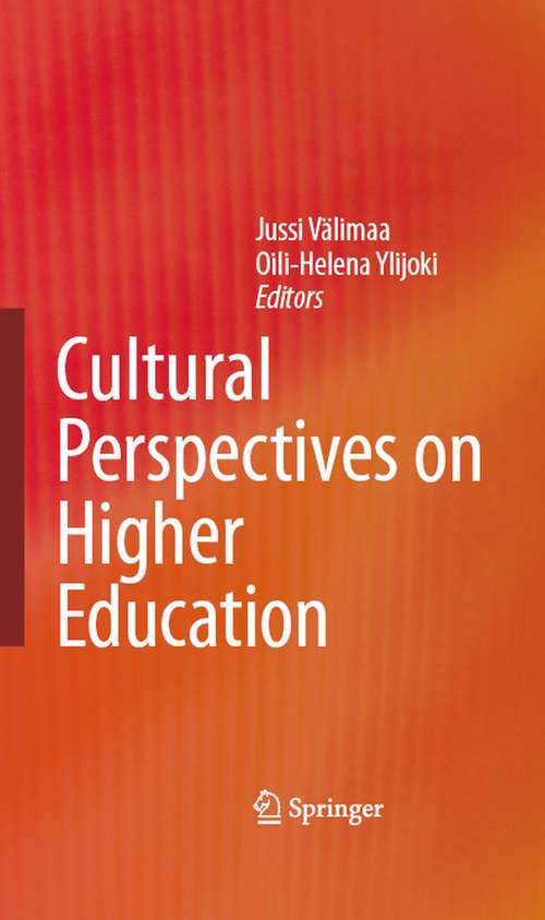 Book cover of Cultural Perspectives on Higher Education (2008)