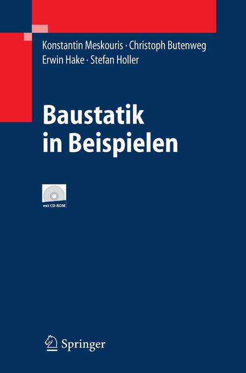 Book cover of Baustatik in Beispielen (2005)