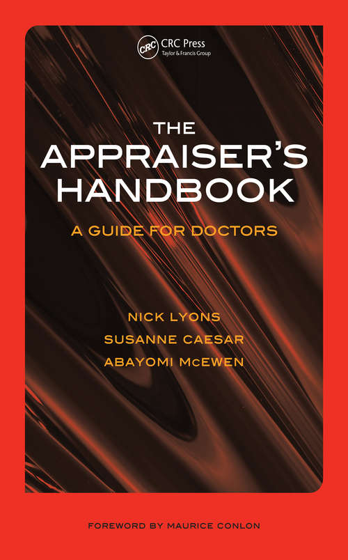 Book cover of The Appraiser's Handbook: v. 5, Substance Abuse, Palliative Care, Musculoskeletal Conditions, Prescribing Practice