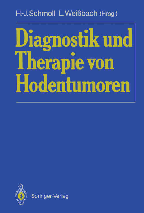 Book cover of Diagnostik und Therapie von Hodentumoren (1988)