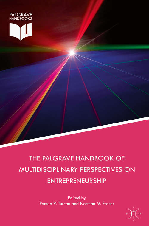 Book cover of The Palgrave Handbook of Multidisciplinary Perspectives on Entrepreneurship