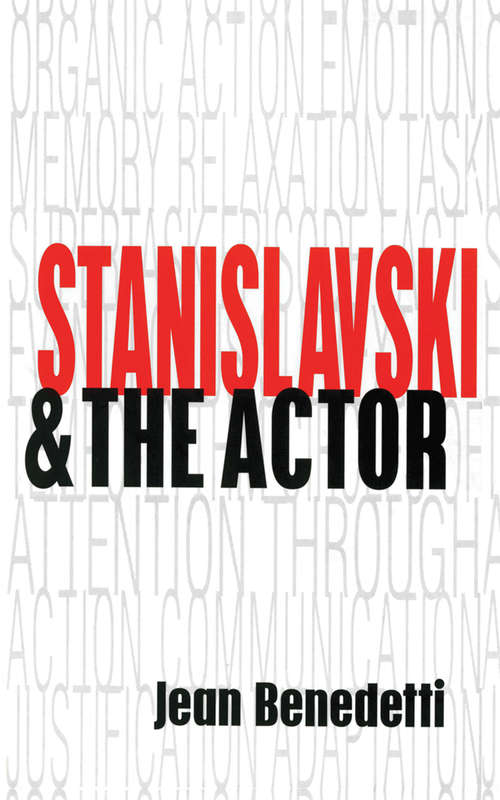 Book cover of Stanislavski and The Actor: The Method of Physical Action (PDF)