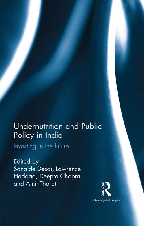 Book cover of Undernutrition and Public Policy in India: Investing in the future