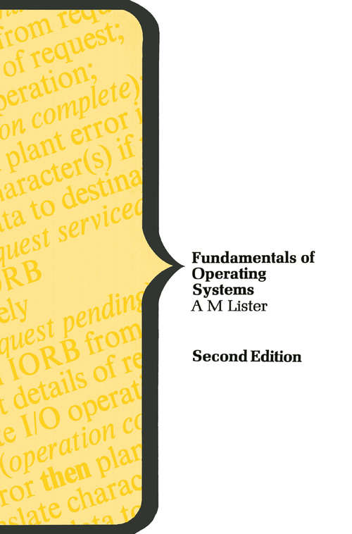 Book cover of Fundamentals of Operating Systems (2nd ed. 1979)