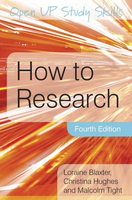 Book cover of How to Research (UK Higher Education OUP  Humanities & Social Sciences Study Skills)