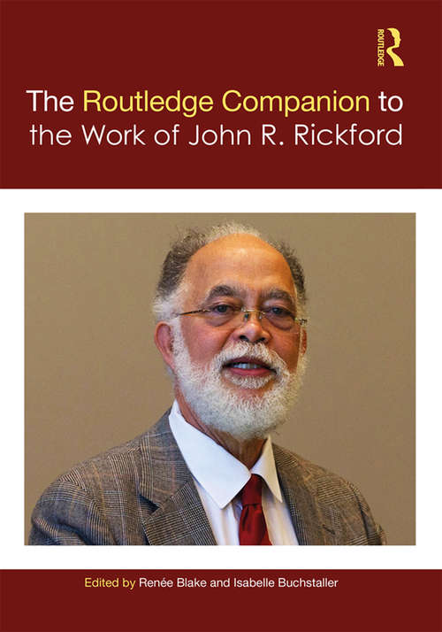 Book cover of The Routledge Companion to the Work of John R. Rickford