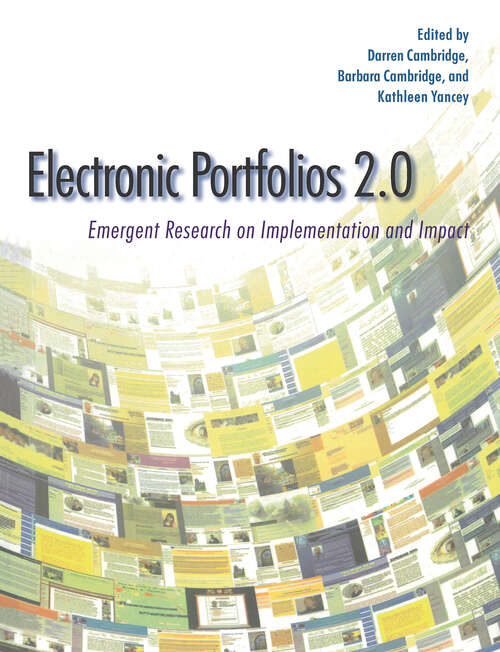 Book cover of Electronic Portfolios 2.0: Emergent Research on Implementation and Impact