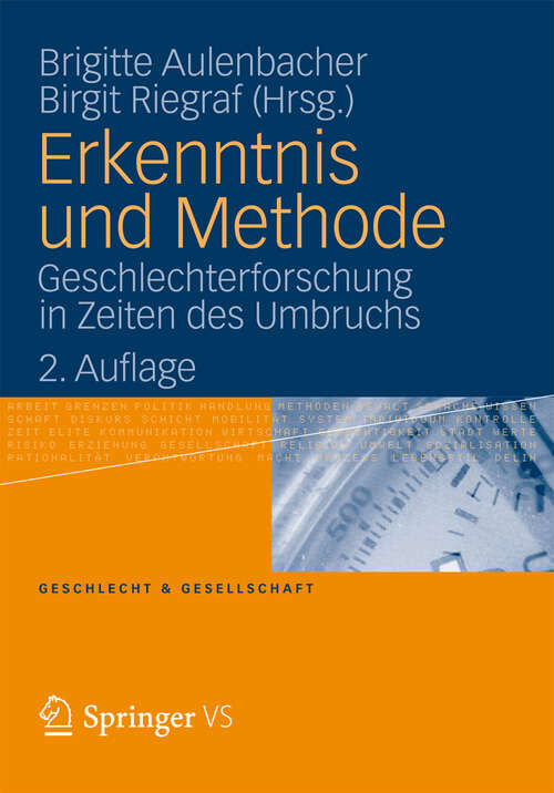 Book cover of Erkenntnis und Methode: Geschlechterforschung in Zeiten des Umbruchs (2. Aufl. 2012) (Geschlecht und Gesellschaft #43)