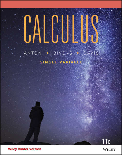 Book cover of Calculus: Single Variable