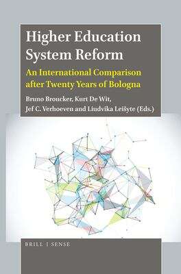 Book cover of Higher Education System Reform: An International Comparison after Twenty Years of Bologna (PDF)