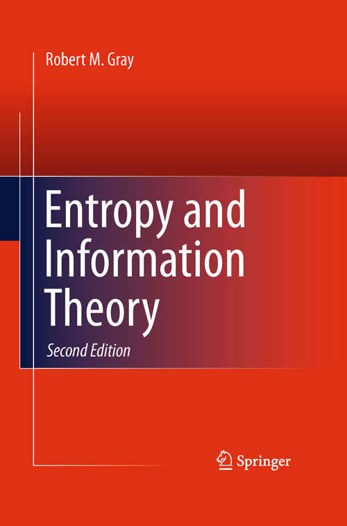 Book cover of Entropy and Information Theory (2nd ed. 2011)