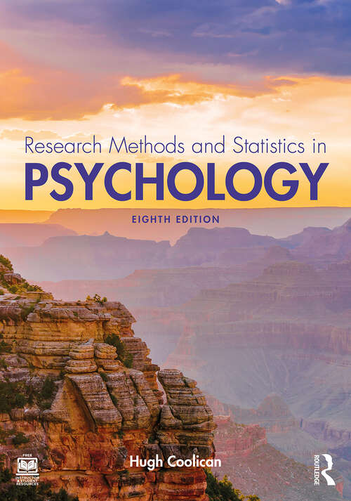 Book cover of Research Methods and Statistics in Psychology