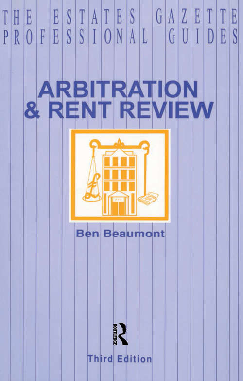 Book cover of Arbitration and Rent Review (3)