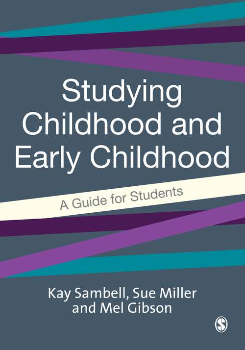 Book cover of Studying Childhood and Early Childhood: A Guide for Students