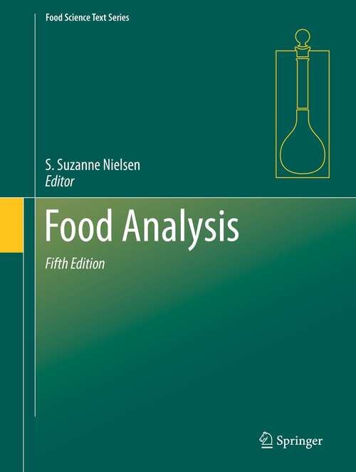 Book cover of Food Analysis (5th ed. 2017) (Food Science Text Series)