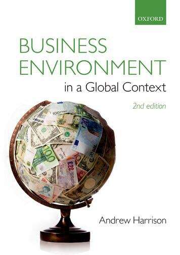 Book cover of Business Environment In A Global Context: (pdf) (2)