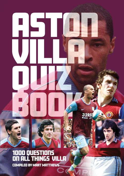 Book cover of Aston Villa Quiz Book