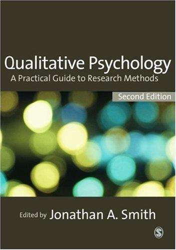 Book cover of Qualitative Psychology (PDF)